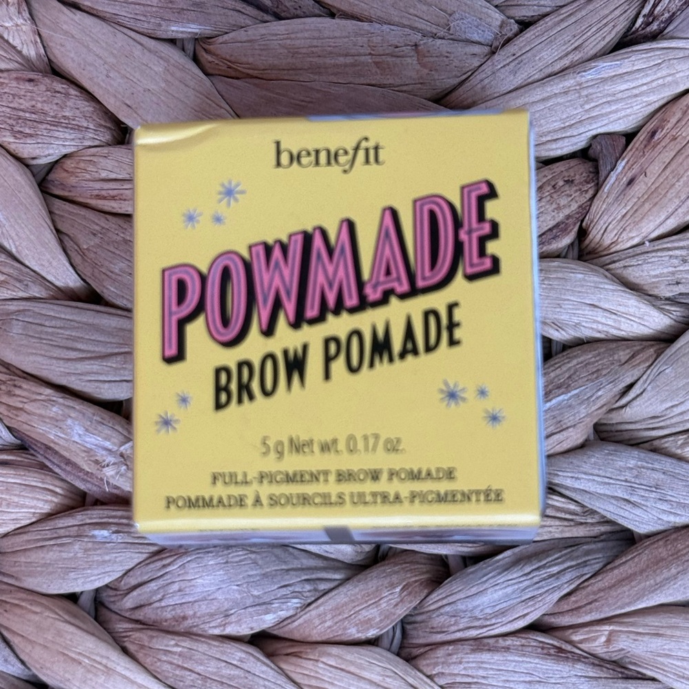 Benefit POWmade Brow Pomade in Neutral Medium Brown Brunette New in Box NIB